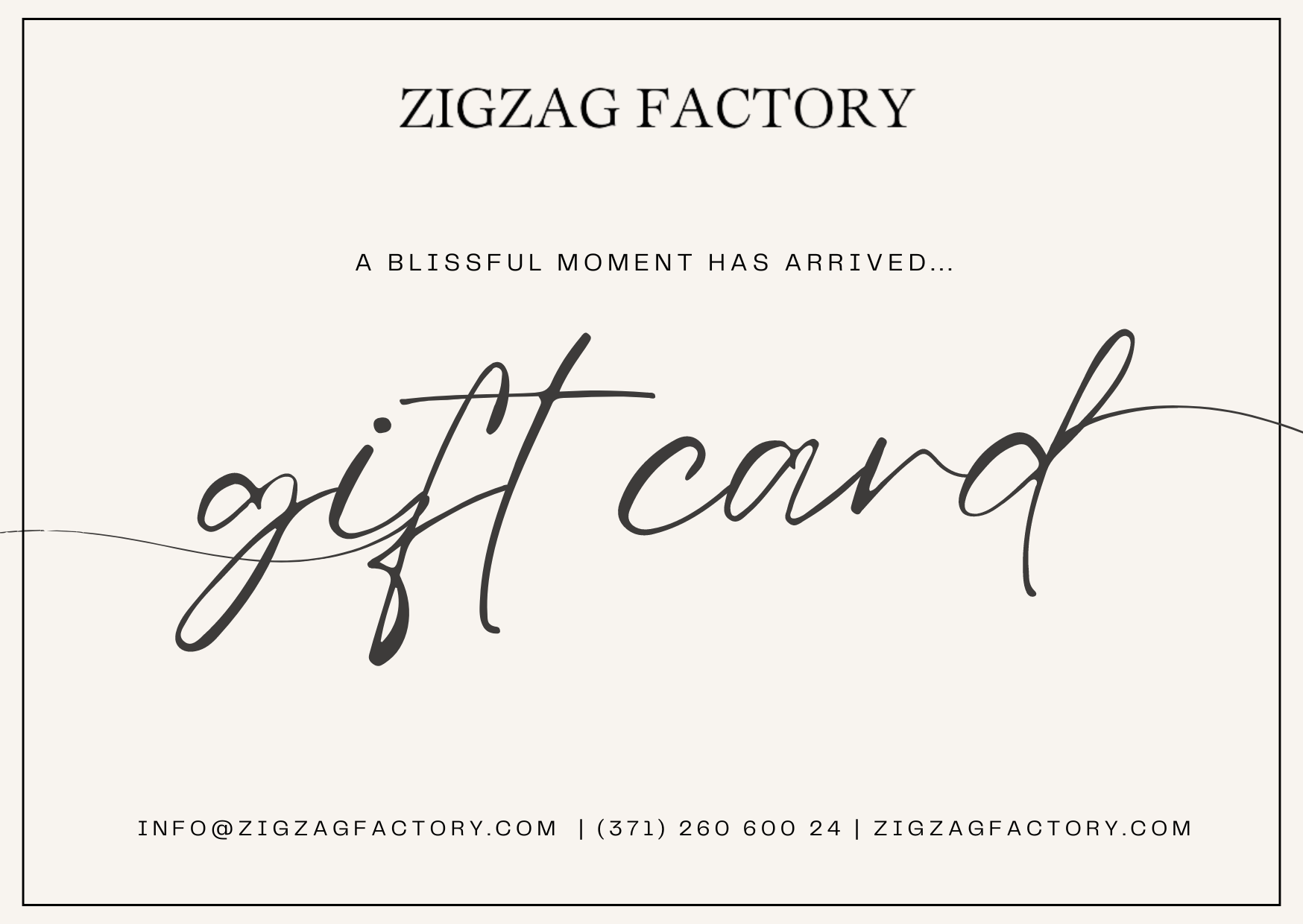 Virtual Gift Card
