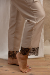 Women's long-pajama: LATTE & ALMOND long pajama 2