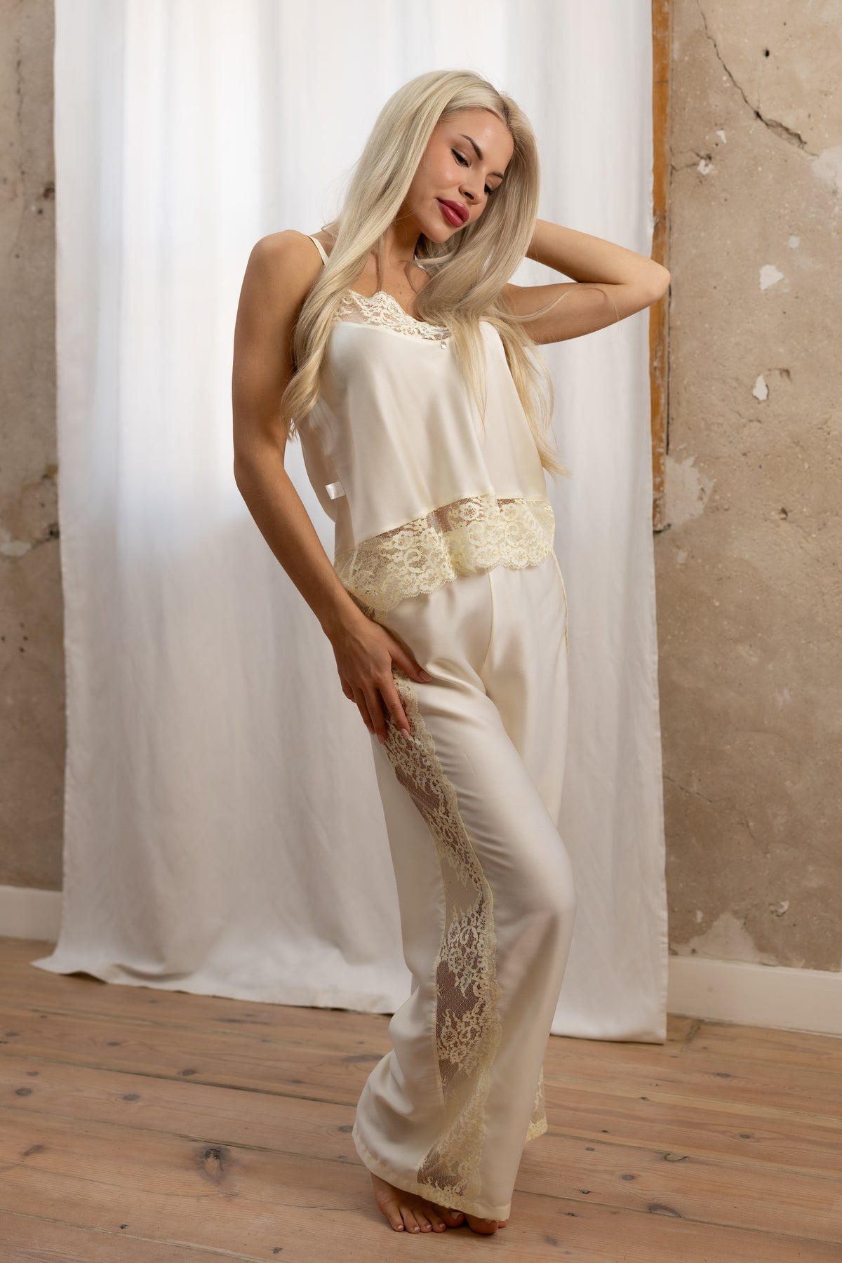 Women's long-pajama: CHAMPANGE & CHAMPANGE