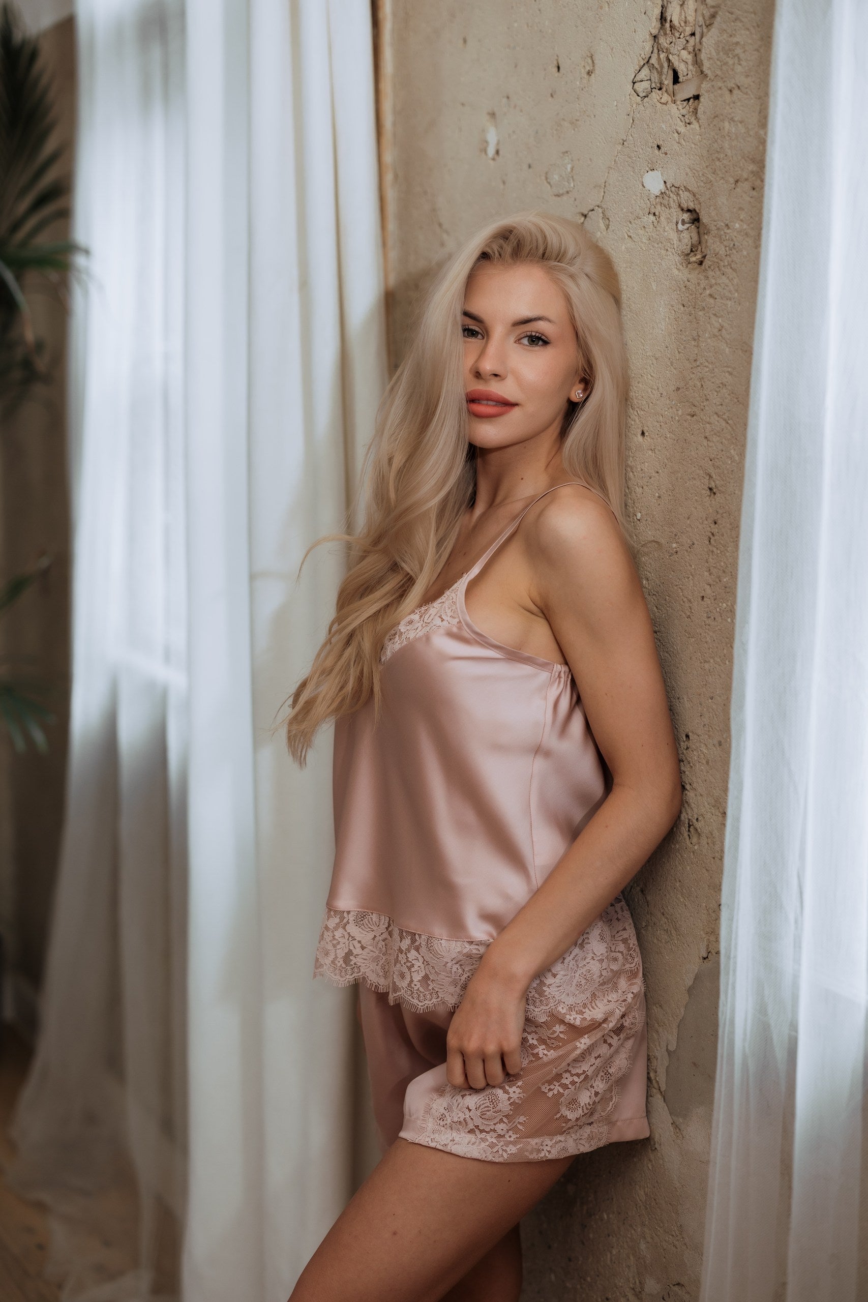 Women's pajama: SOFT PINK & PINK