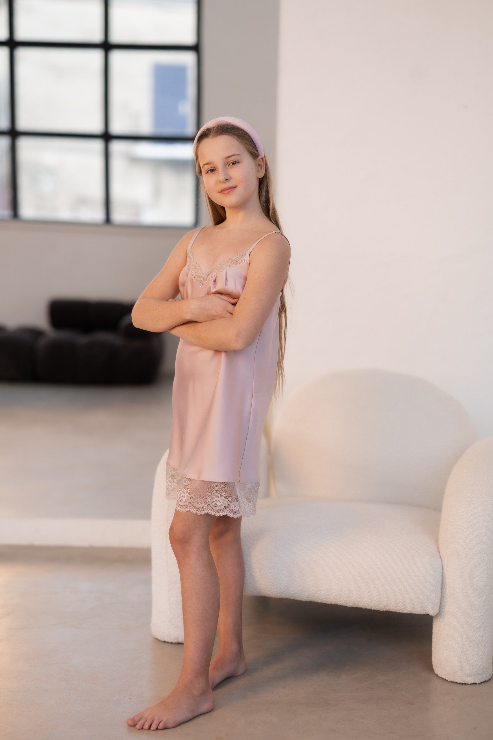 Bērnu naktskrekls "SOFT PINK & LATTE"