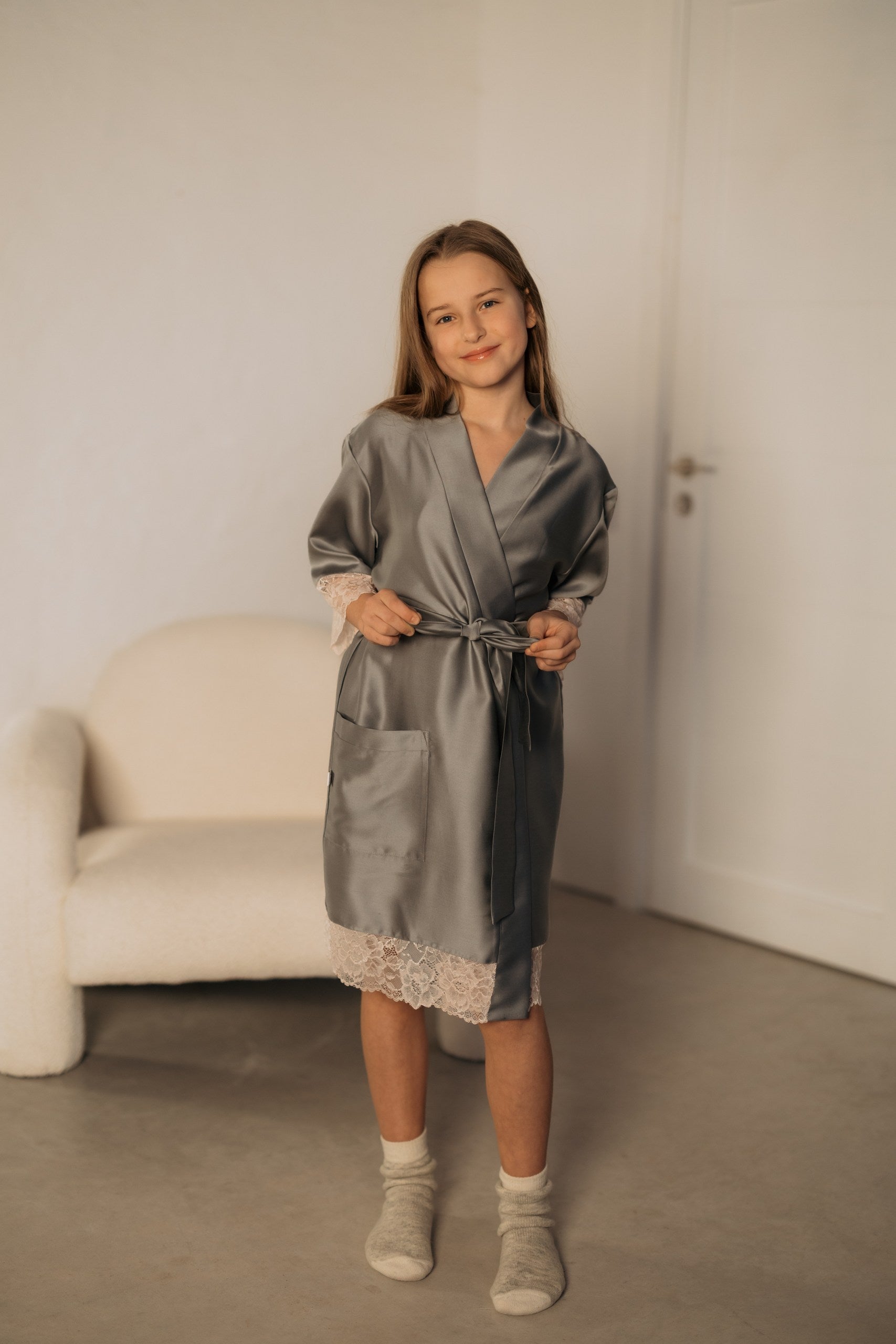 Bērnu halāts "GREY&amp;CHAMPANGE"