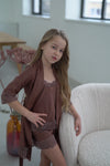 Nightwear robe set  "BROWN&BROWN"