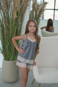 Kids pajama "GRAY&CHAMPANGE"