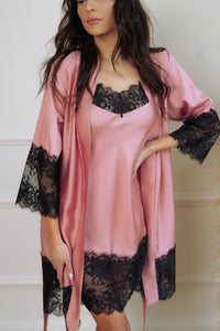 Naktsveļas komplekts:  PINK & BLACK