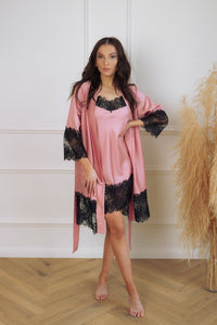 Naktsveļas komplekts:  PINK & BLACK