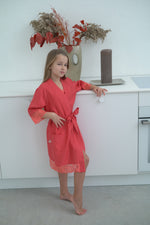 Kids robe"RED&RED"
