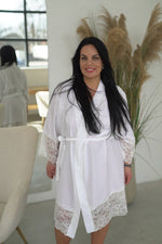 Women's robe “WHITE&WHITE+”