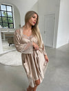 Nightwear robe set: LATTE & LATTE