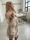 Women's robe: LATTE & LATTE