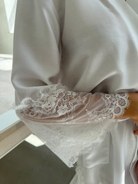 Sieviešu halāts: WHITE & WHITE Roll