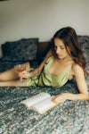 Women's pajama: SERENA (green&black)