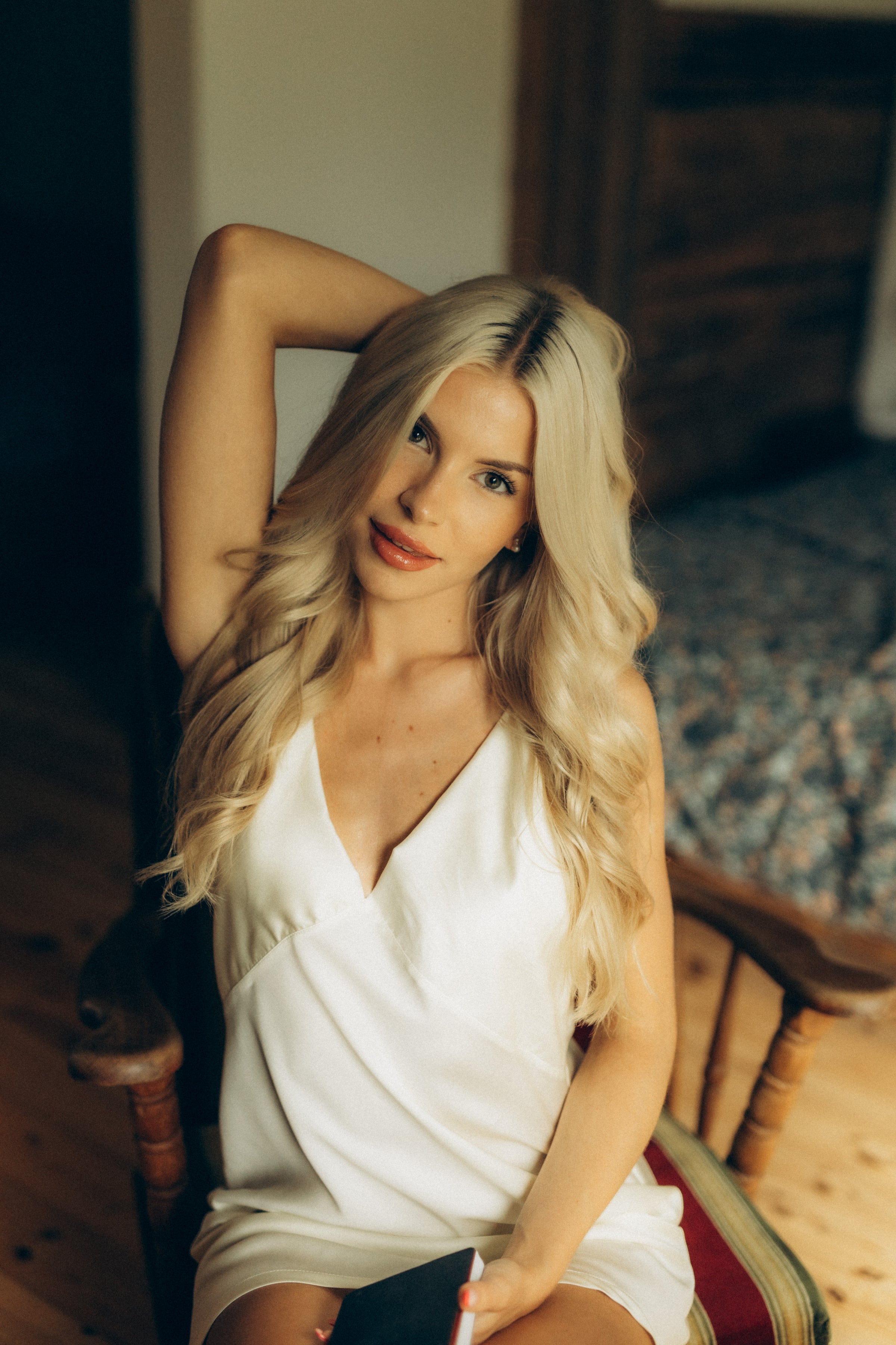 Women's nightgown: ALLURE (champange&champange)