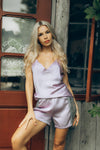 Women's pajama: CELESTE (purple&gray)