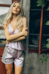 Women's pajama: CELESTE (purple&gray)