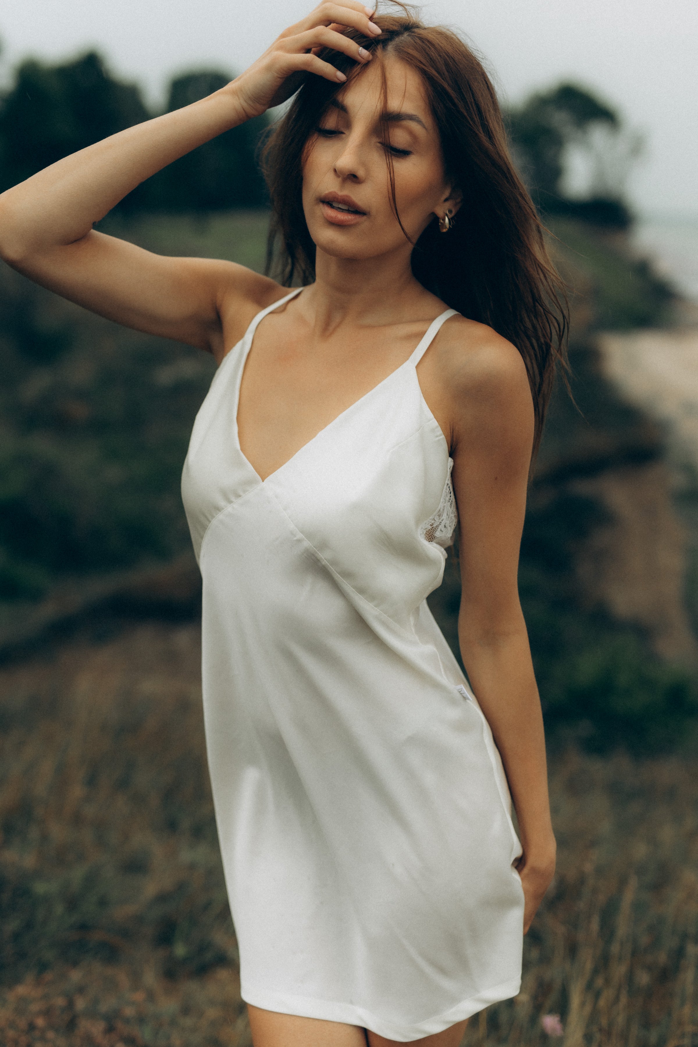 Women's nightgown: ALLURE (champange&champange)