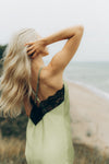 Women's nightgown: REVIERIE (green&black)
