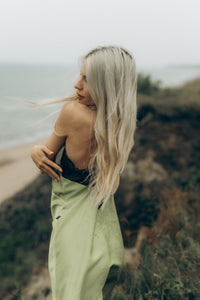 Women's nightgown: REVIERIE (green&black)