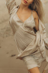 Nightwear robe set: NOLANI (latte&latte)