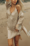 Nightwear robe set: NOLANI (latte&latte)