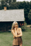 Women's pajama: NOELLE (brown&brown)