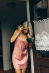 Women's nightgown: FLEUR (pink&pink)