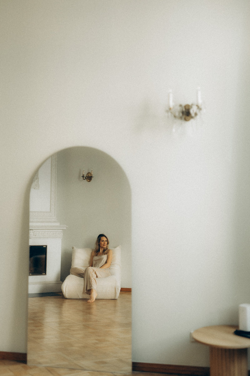 Women's long-pajama: LATTE & LATTE