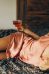Women's nightgown: FLEUR (pink&pink)