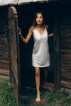 Women's nightgown: ELISE (white&white)