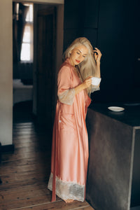 Women's long robe: ROSA & LATTE  Long