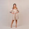 Nightwear robe set: LATTE & BROWN