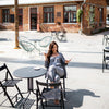 Women's long-pajama “GRAY_no lace" longsleeve set