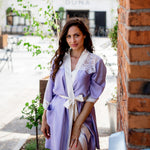 Women's robe "Lillac&Champange"